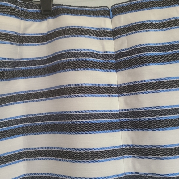 Kasper Women's Nolvelty Striped Slim Skirt in Mariner Blue Sz 18 - Picture 9 of 9